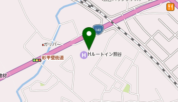 [EV]ホテルルートイン熊谷の地図画像