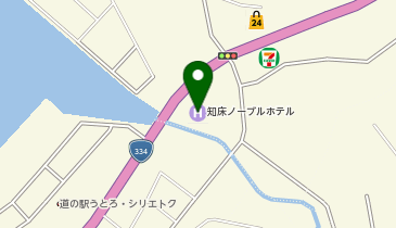[EV]知床ノーブルホテルの地図画像