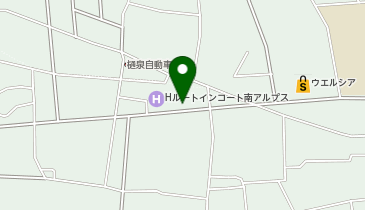 [EV]ホテルルートインコート南アルプスの地図画像