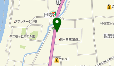 [EV]株式会社熊本日日新聞社 新聞博物館の地図画像