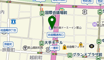 [EV]ドーミーイン富山の地図画像