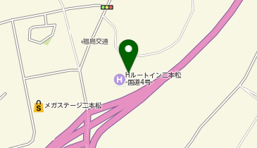 [EV]ホテルルートイン二本松-国道4号-の地図画像