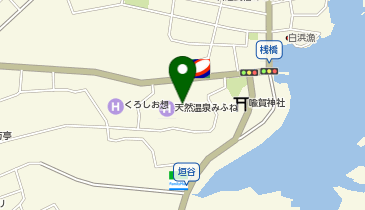 [EV]白浜温泉天然温泉みふねの地図画像