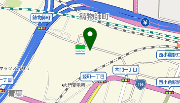 [EV]テキサス1000小倉店の地図画像