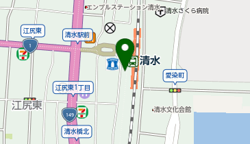 [EV]清水シティホテルの地図画像