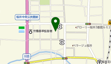 [EV]キコーナ桜井店の地図画像