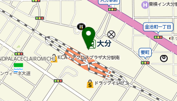 [EV]JRおおいたシティ 第1駐車場の地図画像