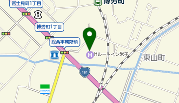 [EV]ホテルルートイン米子の地図画像