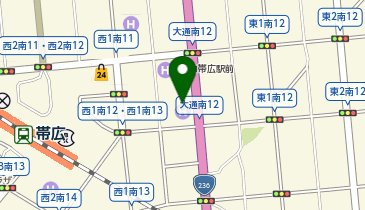 [EV]ホテルニューオビヒロの地図画像