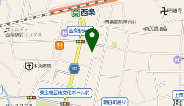 [EV]ホテルルートイン東広島西条駅前の地図画像