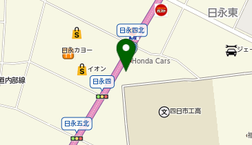 [EV]Honda Cars 三重東 四日市日永北店の地図画像