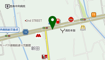 [EV]ホテルルートイン伊予西条の地図画像