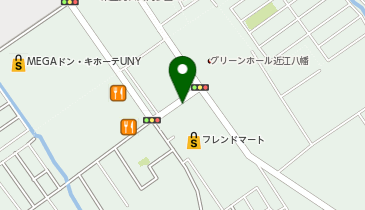 [EV]フレンドマート八幡上田店の地図画像