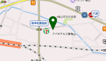 [EV]アパホテル三重亀山の地図画像