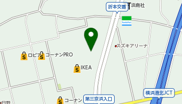 [EV]IKEA横浜の地図画像