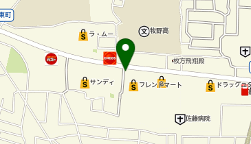 [EV]フレンドマート枚方養父店の地図画像