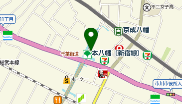 [EV]ターミナルシティ本八幡アイビスの地図画像