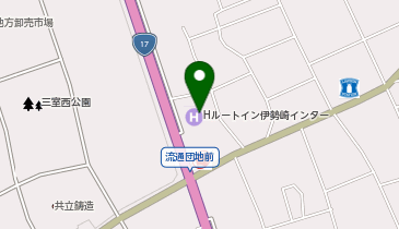 [EV]ホテルルートイン伊勢崎インターの地図画像