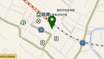 [EV]ホテルルートイン香取佐原駅前の地図画像