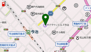 [EV]ホテルクラウンヒルズ今治の地図画像