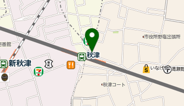 [EV]西武スマイルパーク 秋津駅北口第1駐車場の地図画像