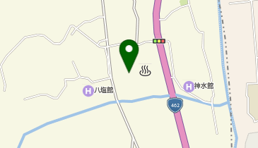 [EV]八塩温泉 鬼石観光ホテルの地図画像