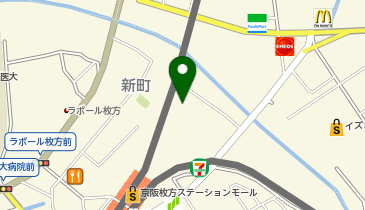 [EV]京阪パーキングステーションヒル枚方の地図画像