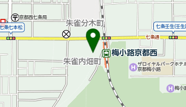 [EV]京都 梅小路 花伝抄の地図画像