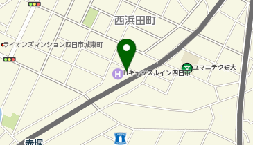 [EV]ホテルキャッスルイン四日市の地図画像