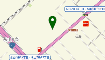 [EV]マルハン旭川永山店の地図画像