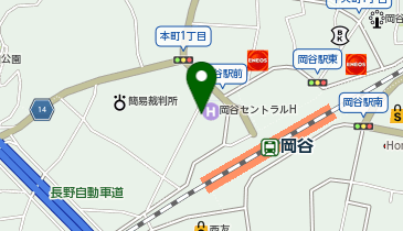 [EV]岡谷セントラルホテルの地図画像