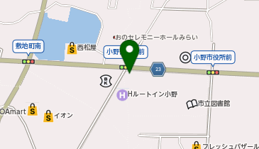 [EV]ホテルルートイン小野の地図画像