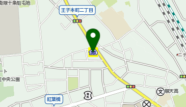 ミニストップ 王子本町店の地図画像