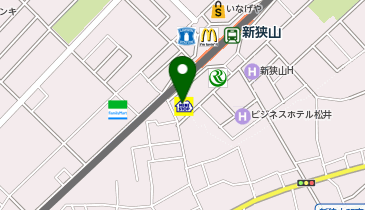 ミニストップ 新狭山店の地図画像