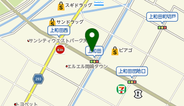 ミニストップ 岡崎ダジュール店の地図画像