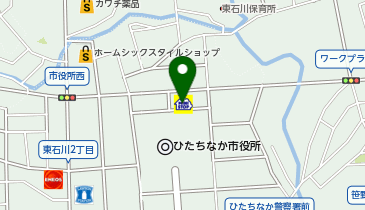 ミニストップ ひたちなか東石川店の地図画像