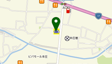 ミニストップ 本庄若泉店の地図画像