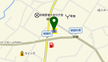 ミニストップ 大胡樋越店の地図画像