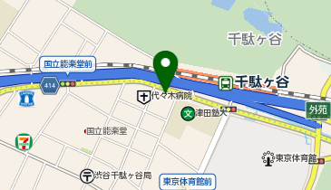 ミニストップ 千駄ヶ谷駅前店の地図画像