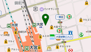 ミニストップ 大宮東口店の地図画像