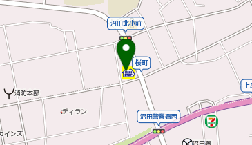 ミニストップ 沼田北小前店の地図画像