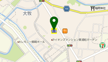ミニストップ 東浦和店の地図画像