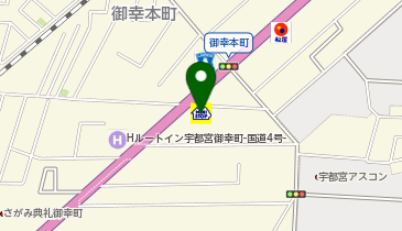 ミニストップ 宇都宮御幸本町店の地図画像