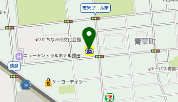 ミニストップ ひたちなか青葉店の地図画像