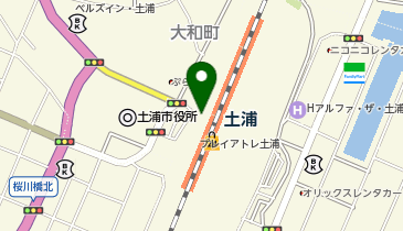 ミニストップ プレイアトレ土浦店の地図画像