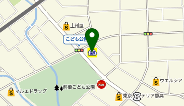 ミニストップ 前橋交通公園前店の地図画像