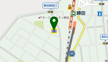 ミニストップ 勝田駅西口店の地図画像