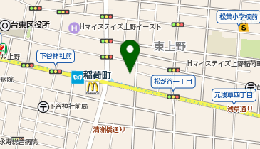 ミニストップ 東上野6丁目店の地図画像