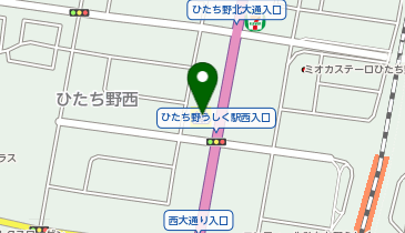 ミニストップ 牛久ひたち野西店の地図画像