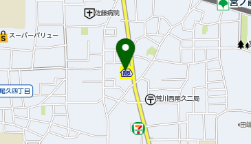 ミニストップ 西尾久2丁目店の地図画像